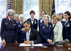 Obama Signs Gold Medals to WASPs